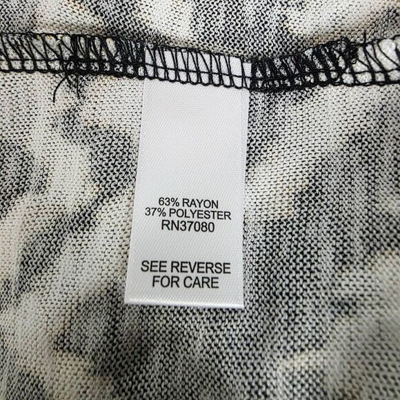 Cato Black Gold Chevron Print Tunic Top 26/28W (NWT) - Picture 7 of 8